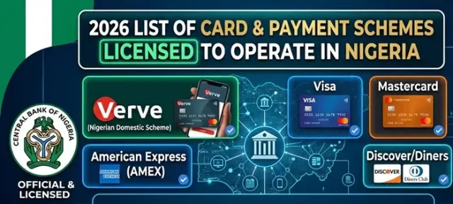 2026 List of Card & Payment Schemes Licensed to Operate in Nigeria