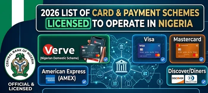 2026 List of Card & Payment Schemes Licensed to Operate in Nigeria