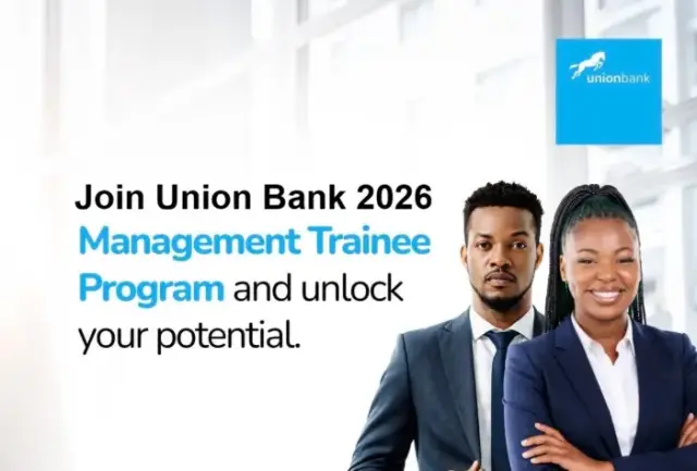 2026 Union Bank Management Trainee Programme Application for Graduates