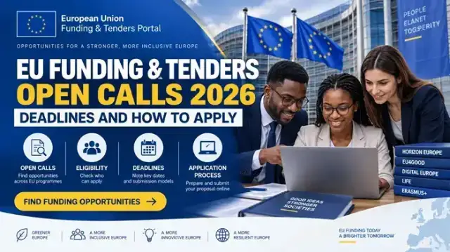 EU Funding and Tenders Portal Open Calls 2026: How to Apply