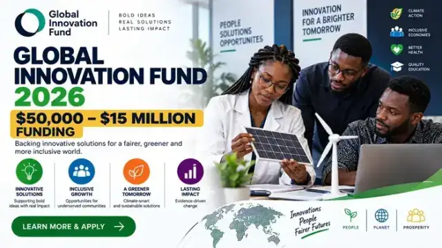 Global Innovation Fund 2026: $50,000–$15 Million Funding