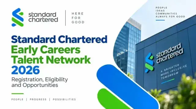 Standard Chartered Early Careers Talent Network 2026: Registration Guide