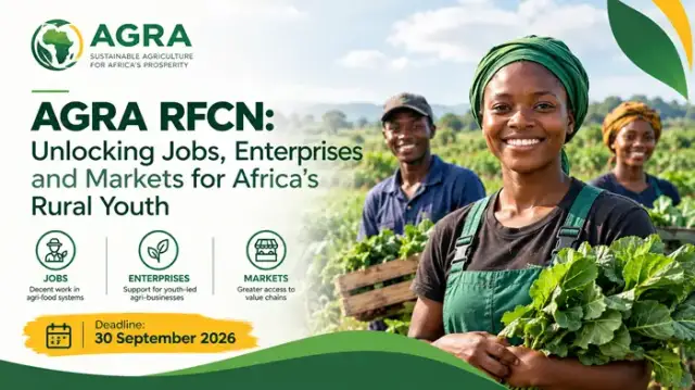 AGRA RFCN: Unlocking Jobs, Enterprises and Markets for Africa’s Rural Youth